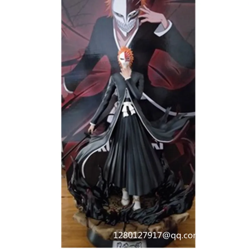 Статуя отбеливатель Kurosaki ichigo список впадин в полная длина портрет 1/8 грудь GK