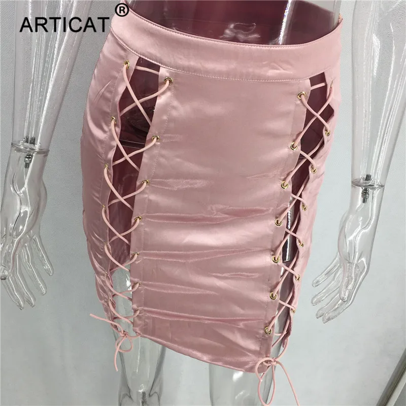 Articat Sexy Глубокий v образным вырезом бинты облегающее платье Для женщин двух