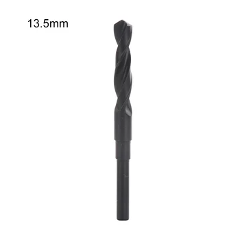 

13.5mm 1/2 Inch Dia Reduced Shank HSS Twist Drill Bit High Speed Steel Black Coated Twist Drills Bit DIY Wood Metal Drilling