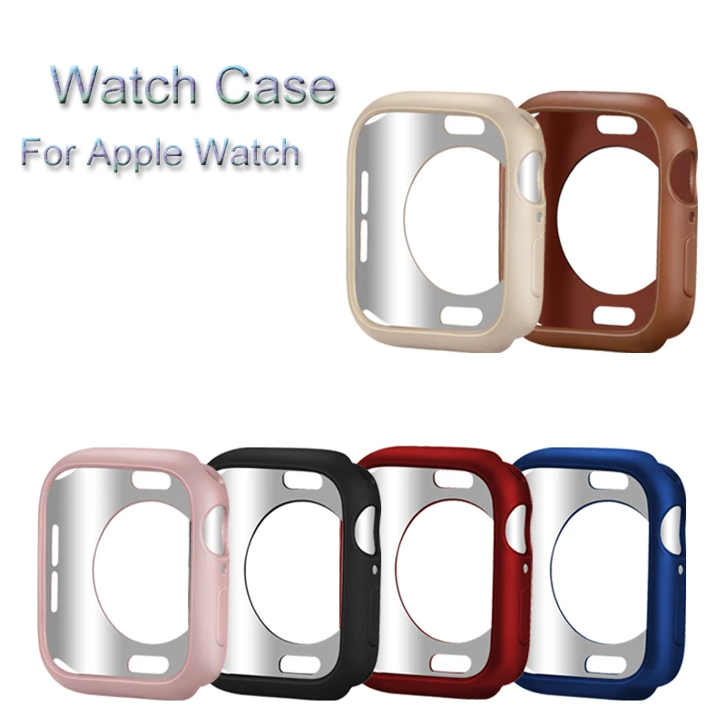 TPU Case For Apple Watch case 4 44/40mm Protective Cover Frame For iwatch series 3 2 1 38mm 42mm Fall Resistance Shell Accessory