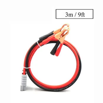 

9FT 3 meter SH50 Plug 50A 600V Extend cable Battery Connector solar cable Connect Alligator Crocodile clip Clamps 50A m