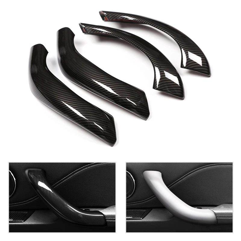 

4pcs Car Styling ABS Carbon Fiber Texture Door Handle Armrest Cover Trim For BMW X1 F48 2016 2017 2018