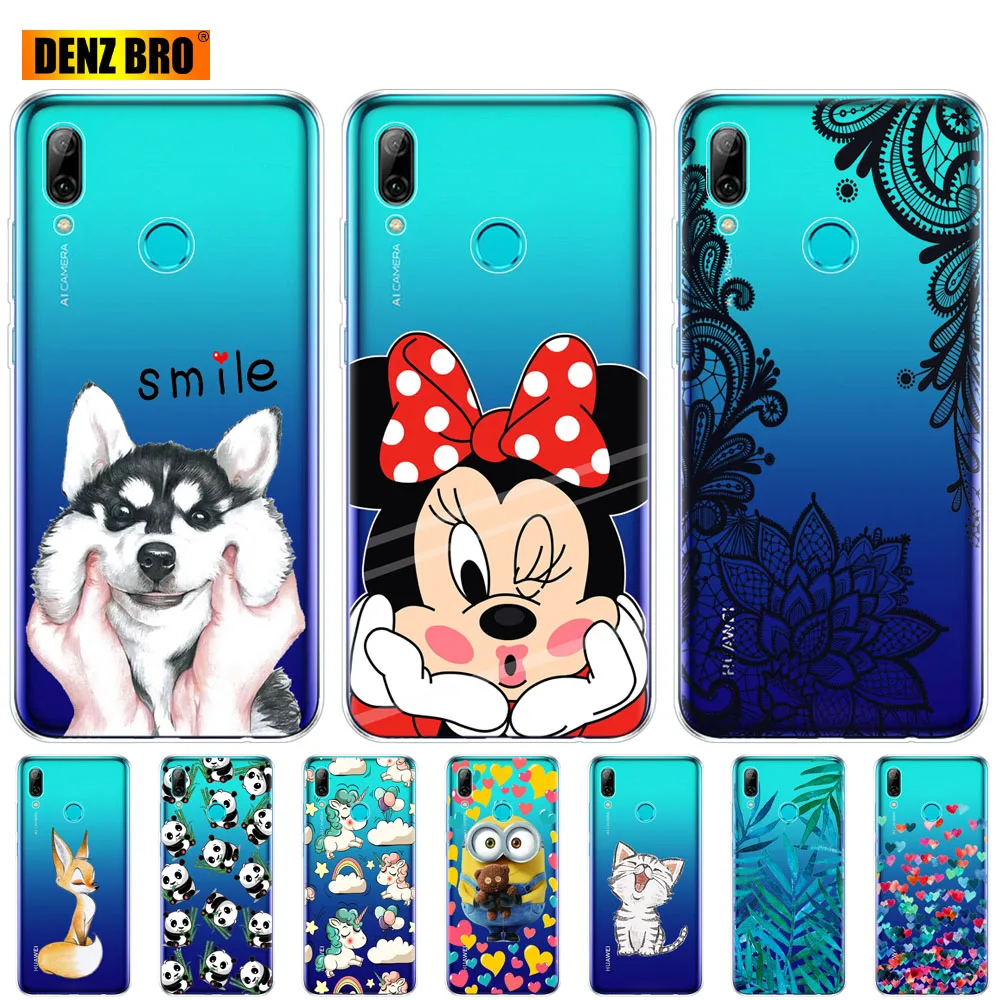

For Huawei P Smart 2019 Cases Silicone Soft TPU Back Cover For Funda huawei p smart 2019 Case Cover POT-LX1 POT-LX3 Phone Case
