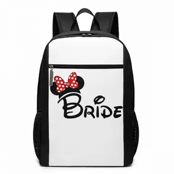 

Minnie Backpack Minnie Bride Wedding Bride Backpacks Trending Teenage Bag Pattern High quality University Man - Woman Bags