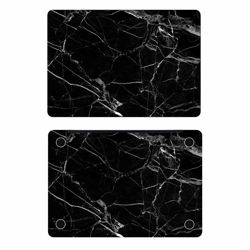 Черная мраморная зернистая наклейка для ноутбука Apple Macbook Decal Pro Air retina 11 12 13 15