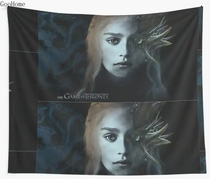 Daenerys Targaryen Of Thrones Wall Tapestry Cover Beach Towel Wall Tapestry Cover Beach Towel