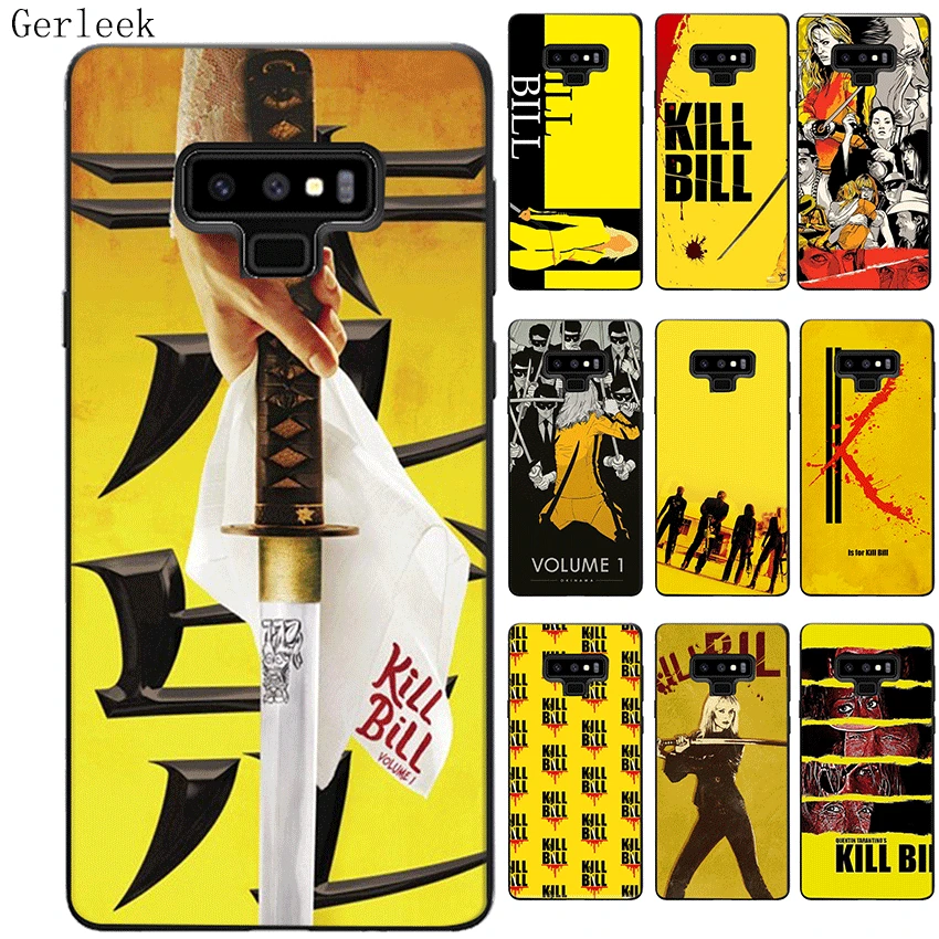 Силиконовый ТПУ чехол для телефона Samsung Galaxy S6 S7 Edge S8 S9 Plus Note 8 9 Kill Bill Movie