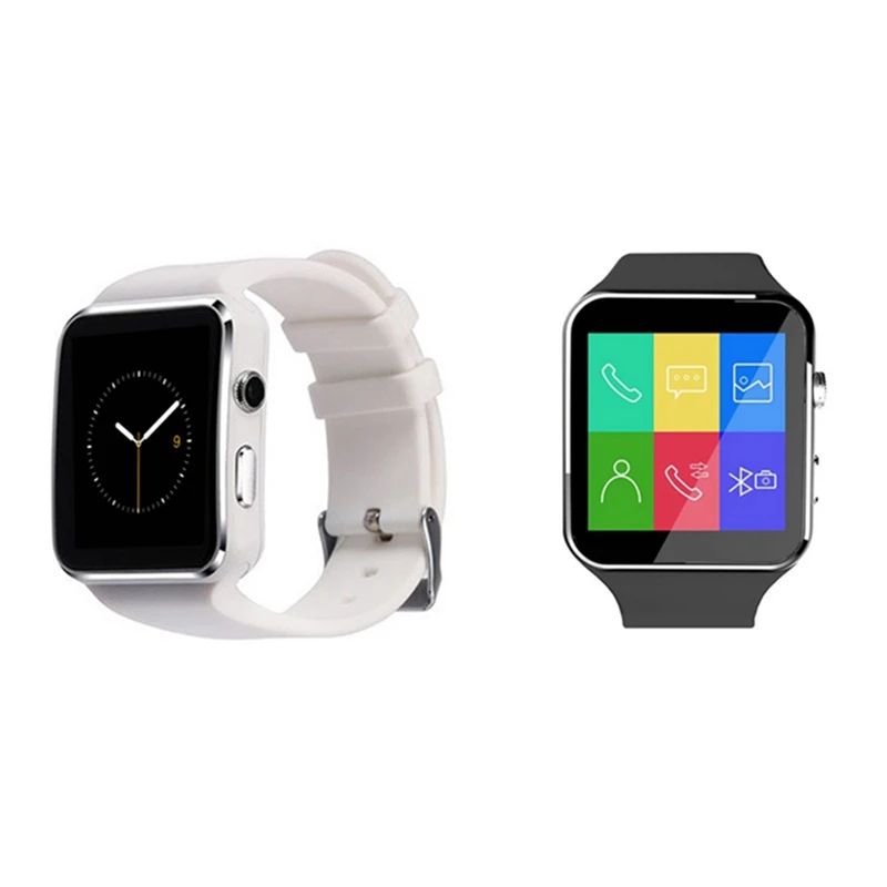 Сенсорный экран Bluetooth Smartwatch с камерой браслет умные часы совместимые умные часы sim-карта
