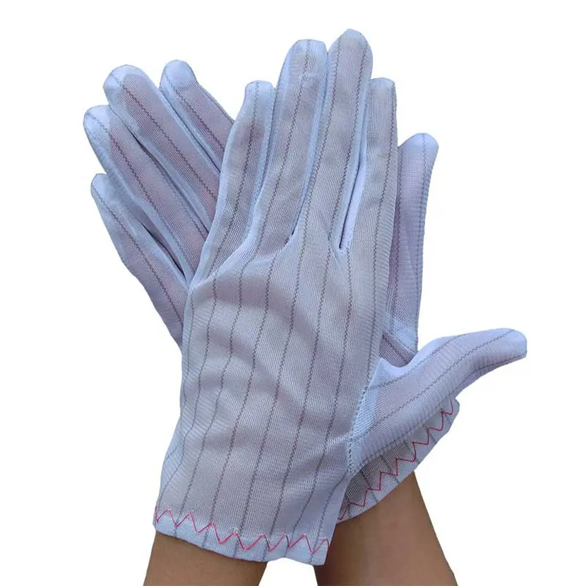 2 пары антистатические перчатки Антистатические электронные промышленные рабочие чистые пыленепроницаемые мастерские защита
