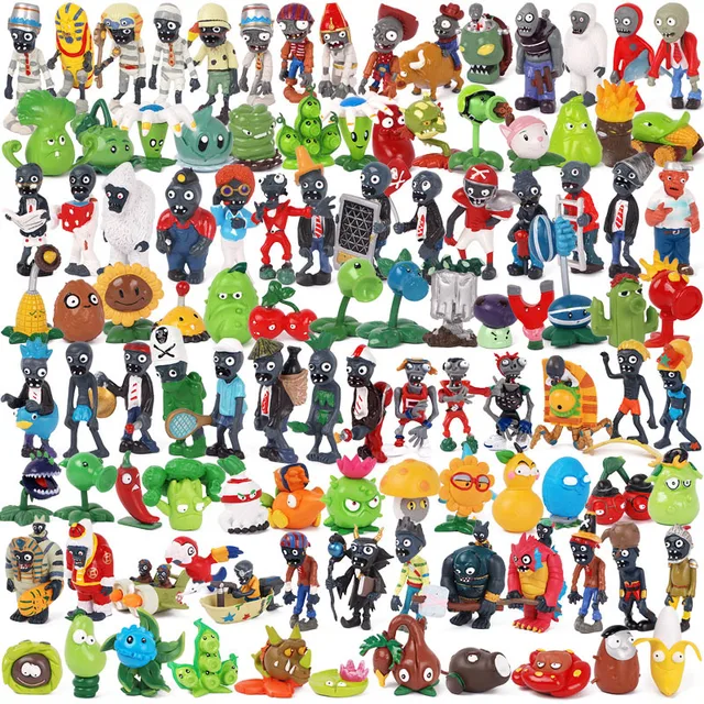 Cheap 2018 New Arrival Plants vs Zombies Toys Action Figures Plastic PVC Collection Figure Doll Model Gift Car Decor Toys for Children