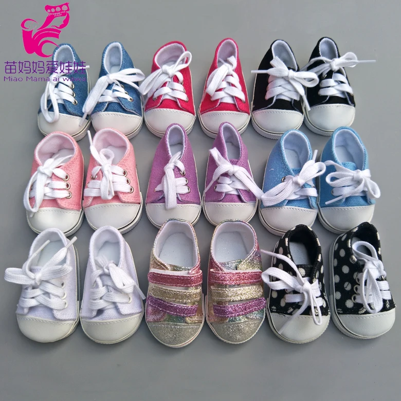 7 см кукольная обувь подходит для 43 см Новорожденные куклы Reborn baby Doll Shoes sneacker 18 дюймов Кукла спортивная обувь