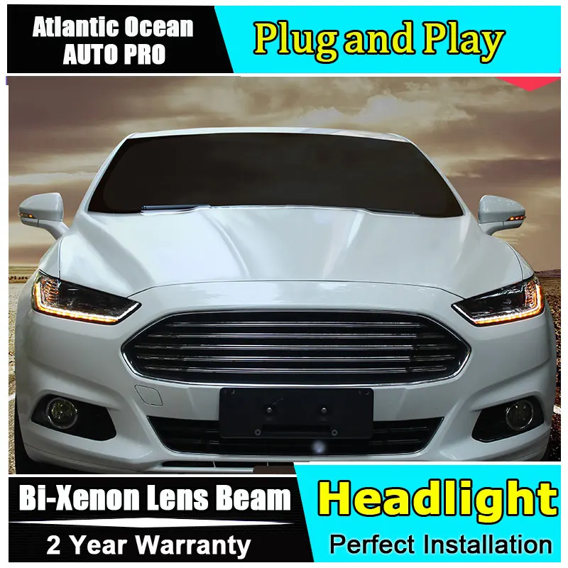 Новая головная лампа автомобильный Стайлинг для Ford Mondeo в сборе фары 2013 2016 Fusion Bi
