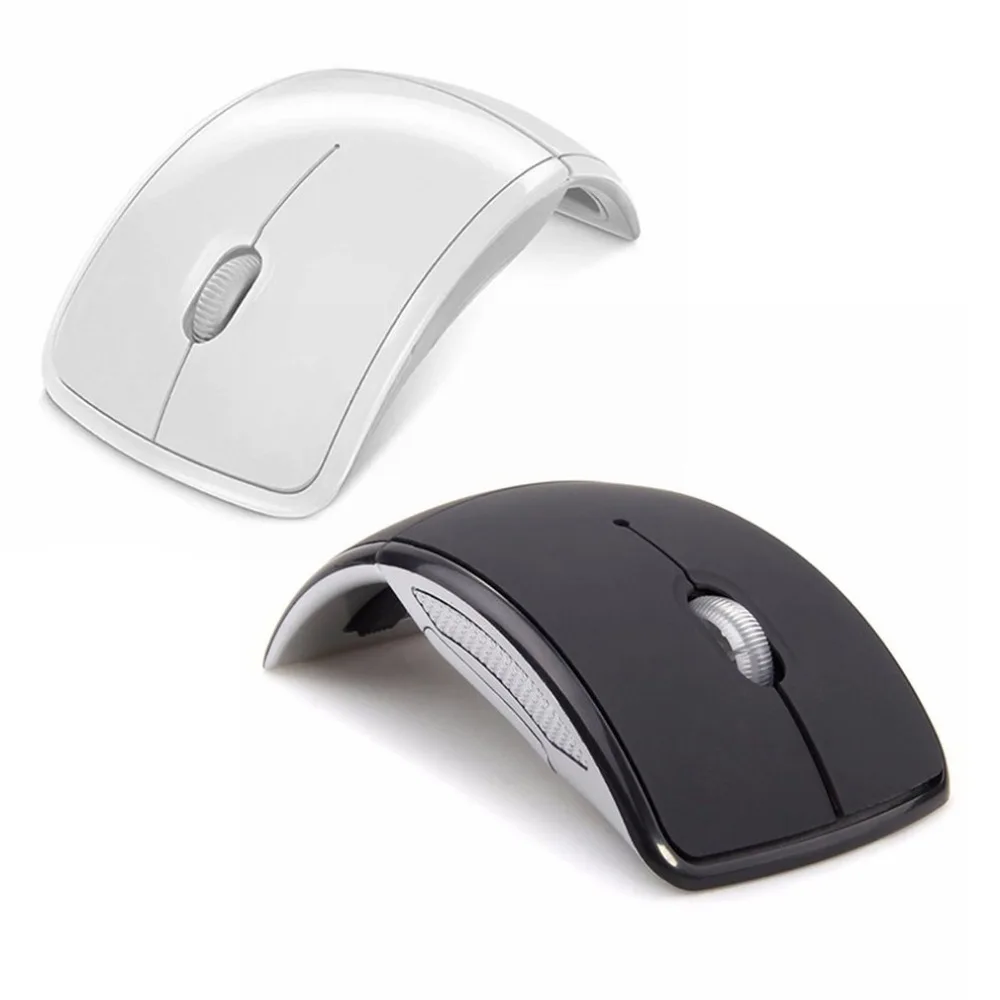 

2.4G Wireless Mouse Ergonomic Optical Mice 1200DPI Folding Mouse with USB Receiver Mouse for Laptop PC Notebook