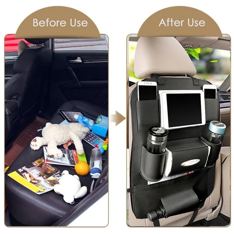 

Auto Car Backseat Organizer Car-Styling Holder Multi-Pocket Back Seat Storage Multifunction Vehicle Accessories Bag
