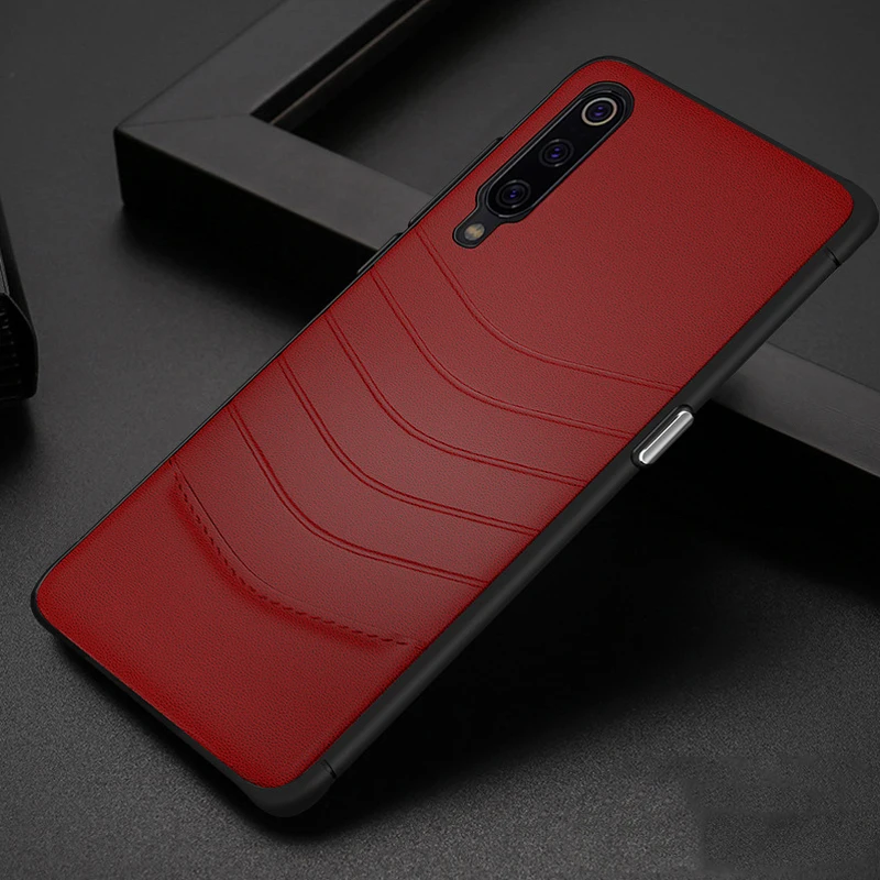 

Mi 9 Case for Xiaomi Mi 9 Case Luxury PU Leather Anti-knock Back Phone Cover for Xiaomi Xiomi Mi9 Cover Funda Caphina Shell