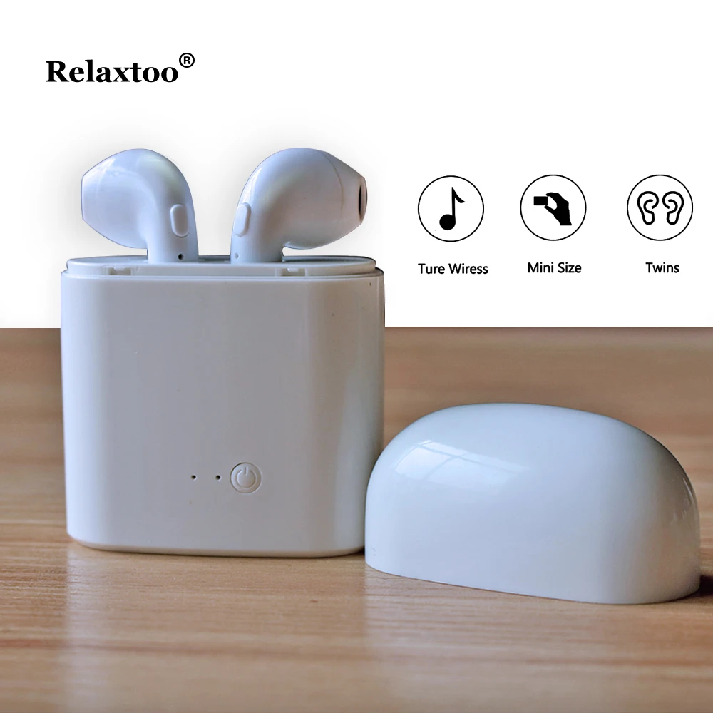 

Wireles earphone Bluetooth i7 tws Earphone Mini Earbuds Stereo Headset For iPhone Samsung Xiaomi Huawei Head Phone With Charger