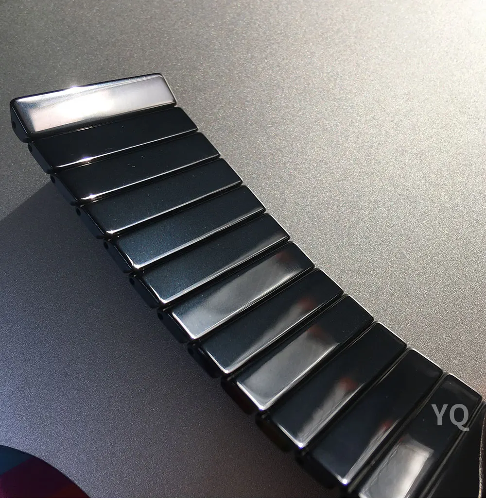 YQ керамический браслет для часов с бабочкой и пряжкой ремешок для Rado ceramic a Серия часы для мужчин и женщин все керамические 28*17 мм 18*10 мм инструменты