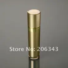 120 мл золотистый акриловый конус-форма помпа для лосьона бутылки, косметическая бутылка