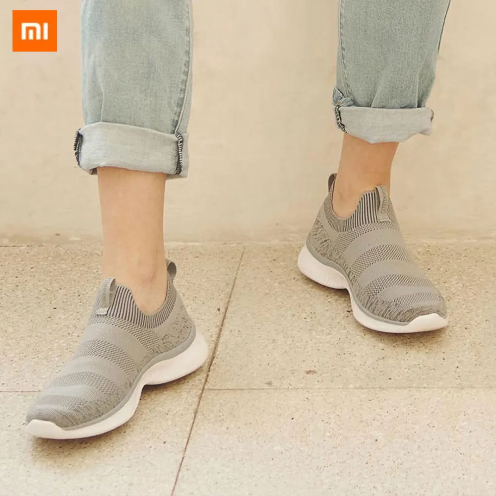 Xiaomi Mijia/ ULEEMARK; обувь для отдыха; king; прогулочная обувь для пары; тканый верх; мягкий дышащий светильник; Повседневная стильная умная обувь