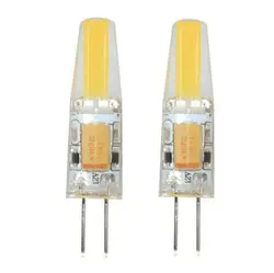 200 шт./лот G4 AC/DC12-24V COB свет 6 Вт супер светодиодный LED G4 COB лампа люстра лампы для мотоциклов заменить галогенный свет