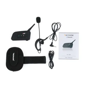 

V6C 1200M Intercom Motorbike Headset Interphone Aerial walkie talkie
