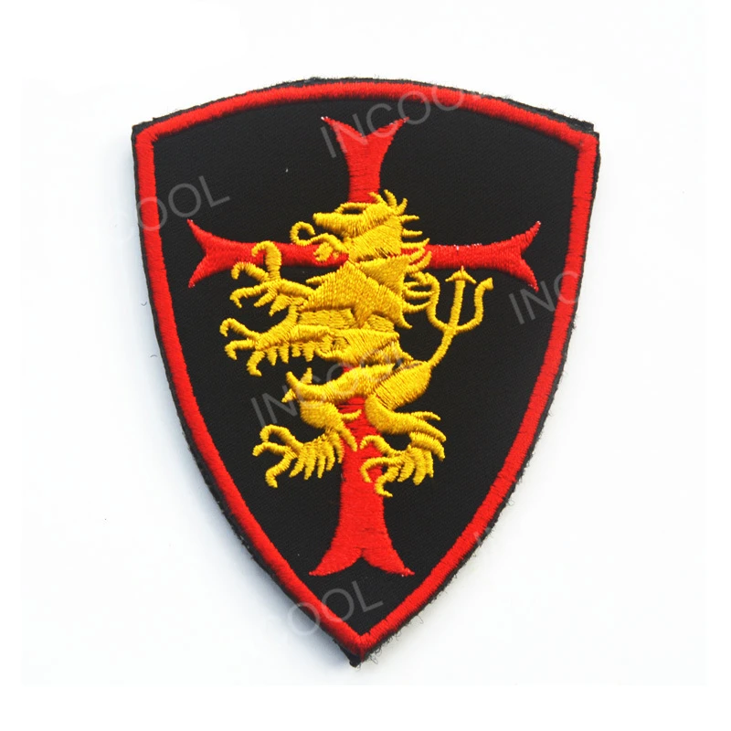 

Navy Seal Lion Cross Crusader Embroidery Patch Hook & Loop Military Tactical Morale Patches Emblem Appliques Embroidered Badges