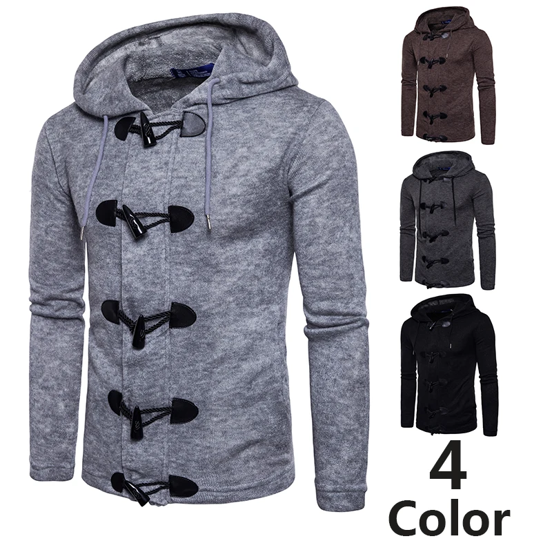 WSGYJ Korean Mens Sweater 2019 Brand Fashion Horn Buckle