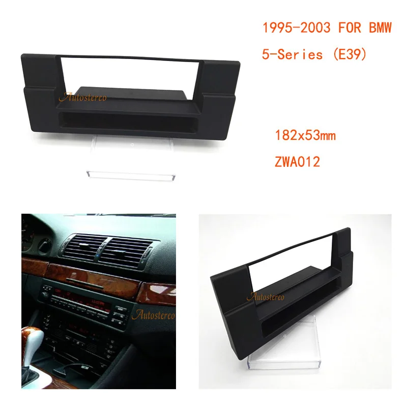 Single DIN Car Stereo Dash Kit Harness Atenna for 2000-2006 BMW 5 Series// X5