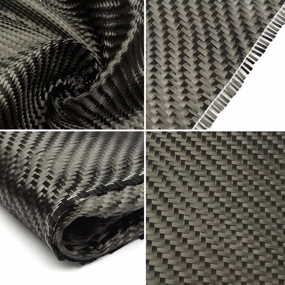 JX-LCLYL 3K Car Bicycle Decoration Carbon Fiber Cloth Tape Fabric Twill Weave 36x91cm