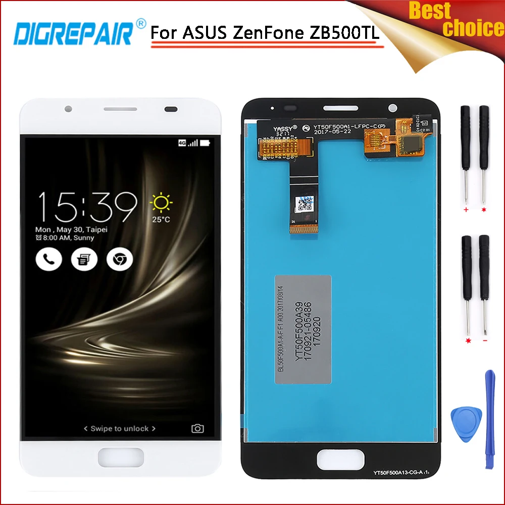 

ZB500TL lcd For ASUS ZenFone Pegasus 4A ZB500TL LCD Display Touch Screen Digitizer Assembly Replacement For asus zb500tl screen