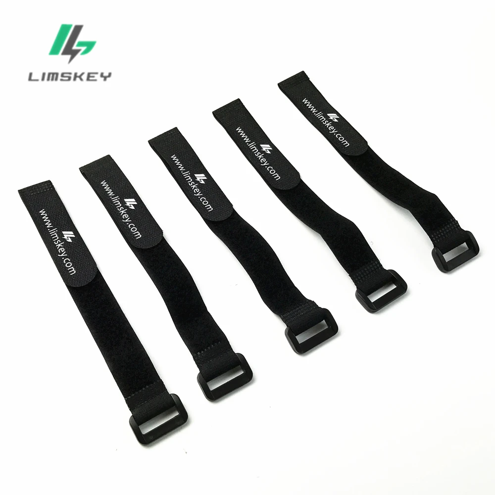 

20pcs Limskey 2*25CM Magic Sticker Strap/Lipo Battery Strap Belt /Reusable Cable Tie Wrap bands for 3s-4s FPV battery parts