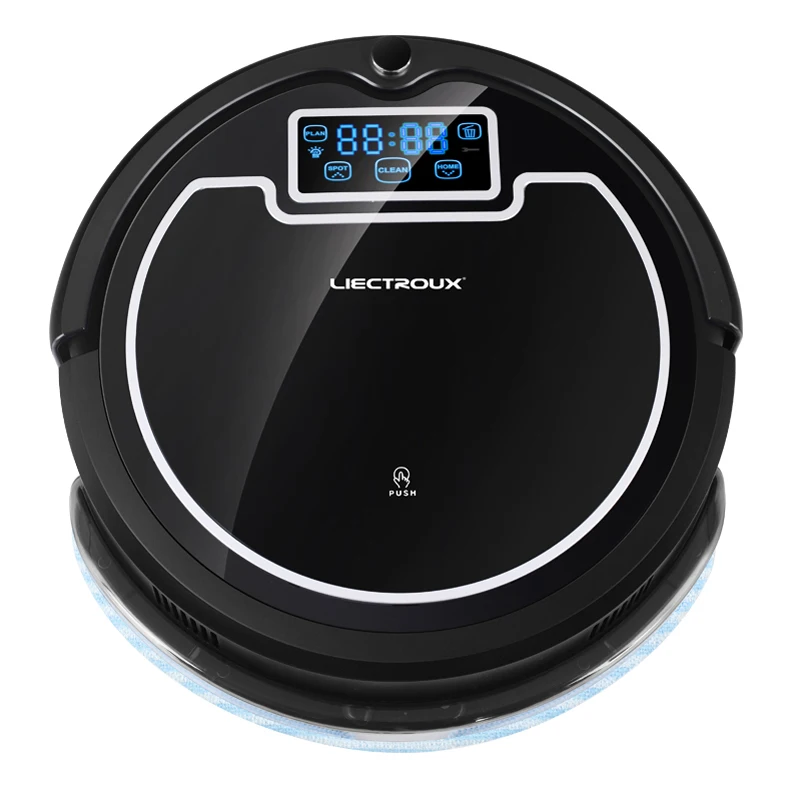 (Free Shipping to All, Fast Delivery) Robot Vacuum Cleaner with Water Tank,Wet&Dry,TouchScreen,Big Mop,Schedule,Virtual Blocker