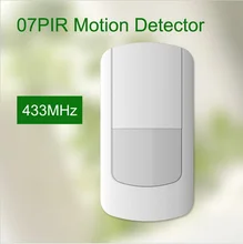 433 Mhz sem fio pir detector de movimento, sensor de baixa tensão alerta sms para o sistema de alarme gsm wi-fi, com configuração-no interruptor de tamper