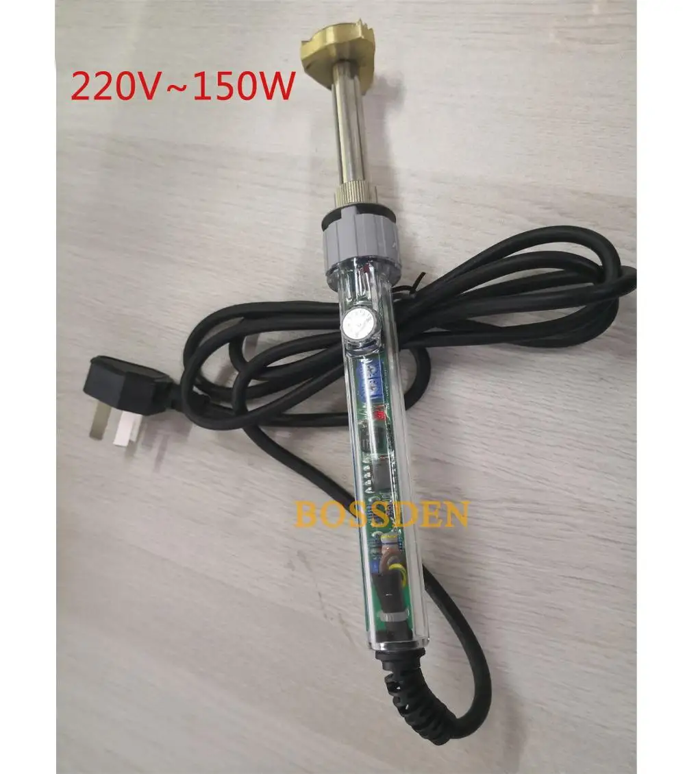 220V 150W and mold BOSSDEN торт мясо для гамбургеров Кожа Дерево DIY логотип Electic паяльник Ручной горячего тиснения тепла пресс Emboss инструмент - Цвет: 220V 150W and mold