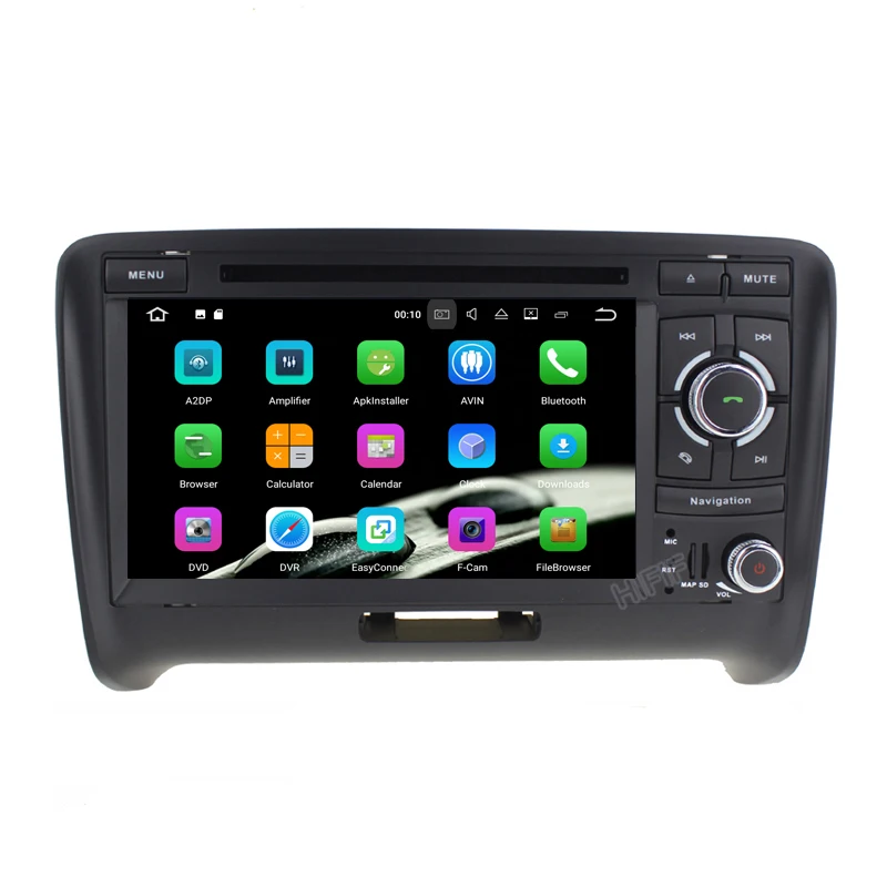 Cheap IPS 1024*600 Octa Core Android 8.0 Car DVD Player for AUDI TT 2006-2013 GPS Navigation Radio RDS Stereo System 4GB RAM 32GB ROM 1