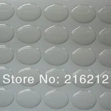 Прозрачная 25*18 мм овальная эпоксидная наклейка 1 дюймов 3D Хрустальная бутылка колпачки эллипса наклейка