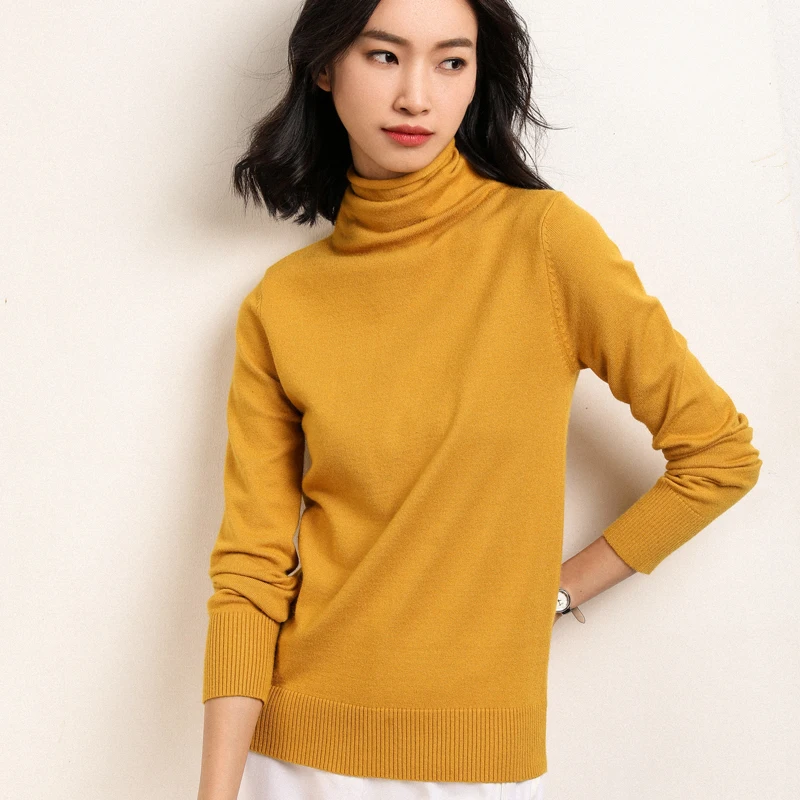 Gejas Ainyu new autumn winter sweater women turtleneck sweaters fashion 2018 women cashmere sweater women knitting pullover tops