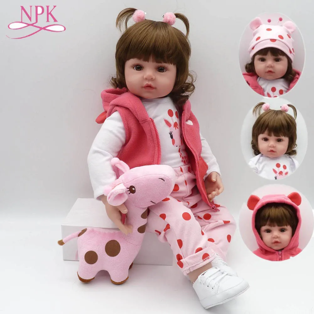 Мягкие силиконовые куклы реборн NPK кукла с телом из силикона рождественские