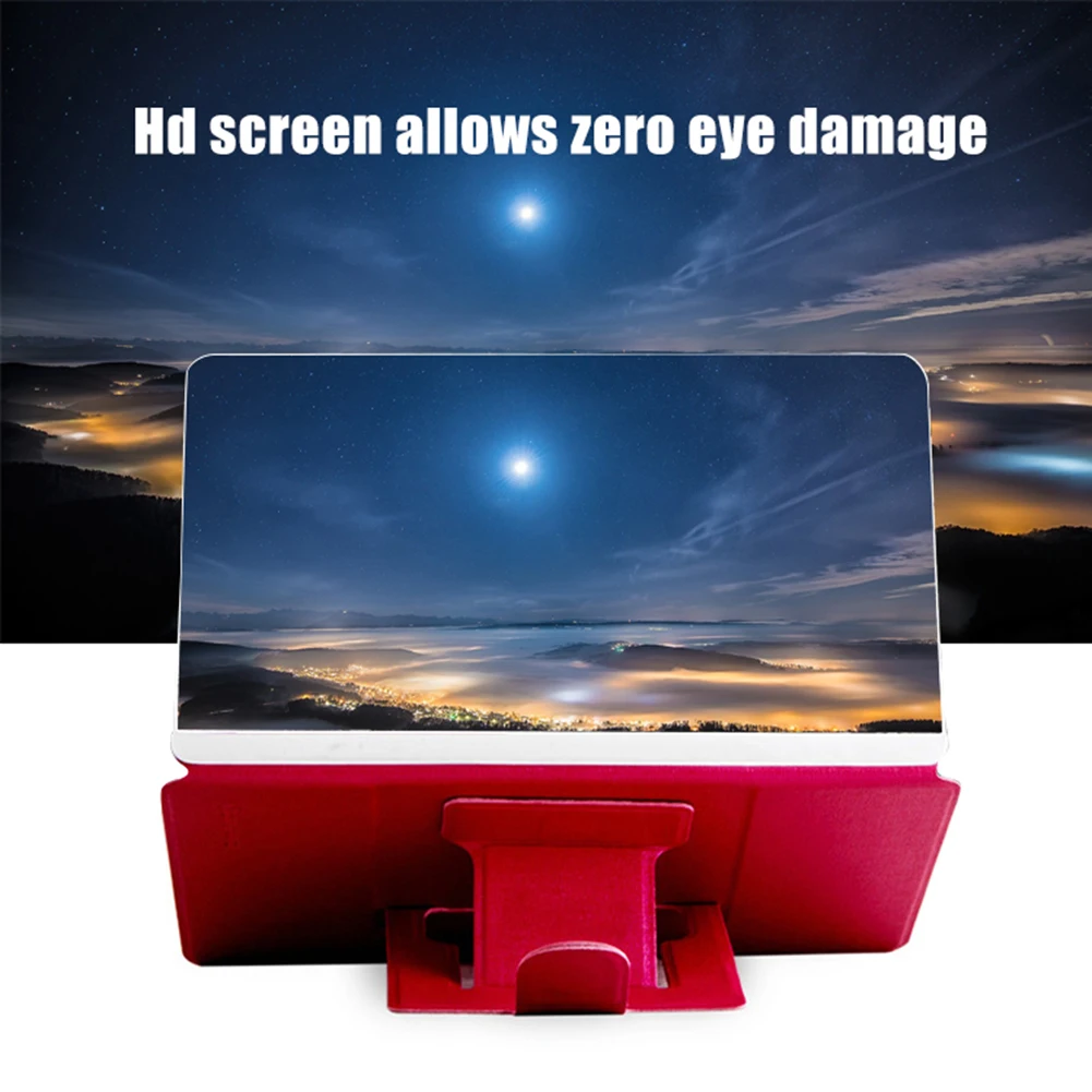 8 inch mobile video HD movie video amplifier mobile phone screen amplifier mobile phone holder lazy bracket amplifier