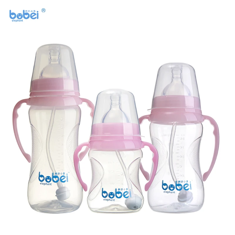 180 мл/240 мл/280 мл Новорожденные дети молоко кормления PP бутылка с силиконовой соски anti-dust крышкой и пластиковой анти-горячий ручка