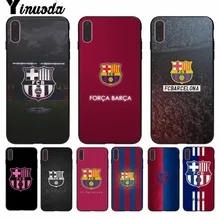 

Yinuoda FC Barcelona Luxury High-end phone Accessories case for iPhone 8 7 6 6S Plus X XS max 10 5 5S SE XR Coque Shell