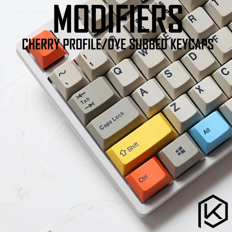 Вишневый профиль краситель Sub Keycap набор ПБТ пластик мел карандаш для механической клавиатуры Белый Синий Оранжевый gh60 xd64 xd84 xd96 87 104