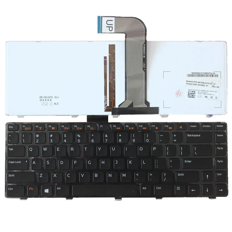 США для Dell Inspiron 14R N4050 M4040 N4110 N4120 M4110 M521R 14R 5420 7420 15R 5520 SE 7520 ноутбук клавиатура с подсветкой