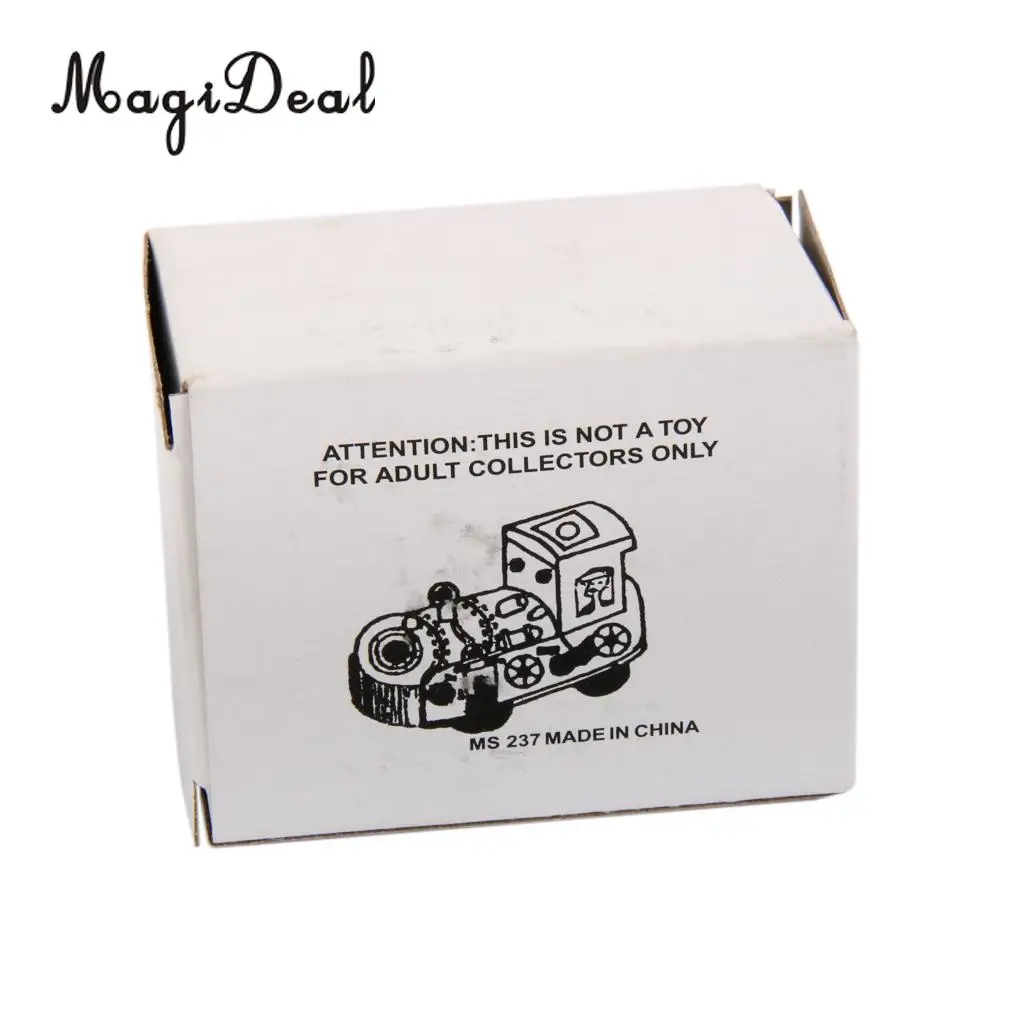 Vintage Retro Windup Train Locomotive Model Clockwork Kids Birthday Gift Decor Children Train Tin Toy Collectible
