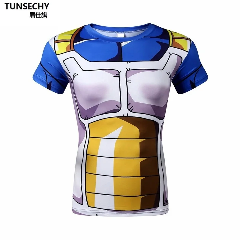 Character Print T-Shirt Fashion Casual Fitness Cool O-neck Men's T Shirt Summer Short Sleeve Men Clothing Dragon ball armor Character Print T-Shirt Fashion Casual Fitness Cool O-neck Men's T Shirt Summer Short Sleeve Men Clothing Dragon ball armor