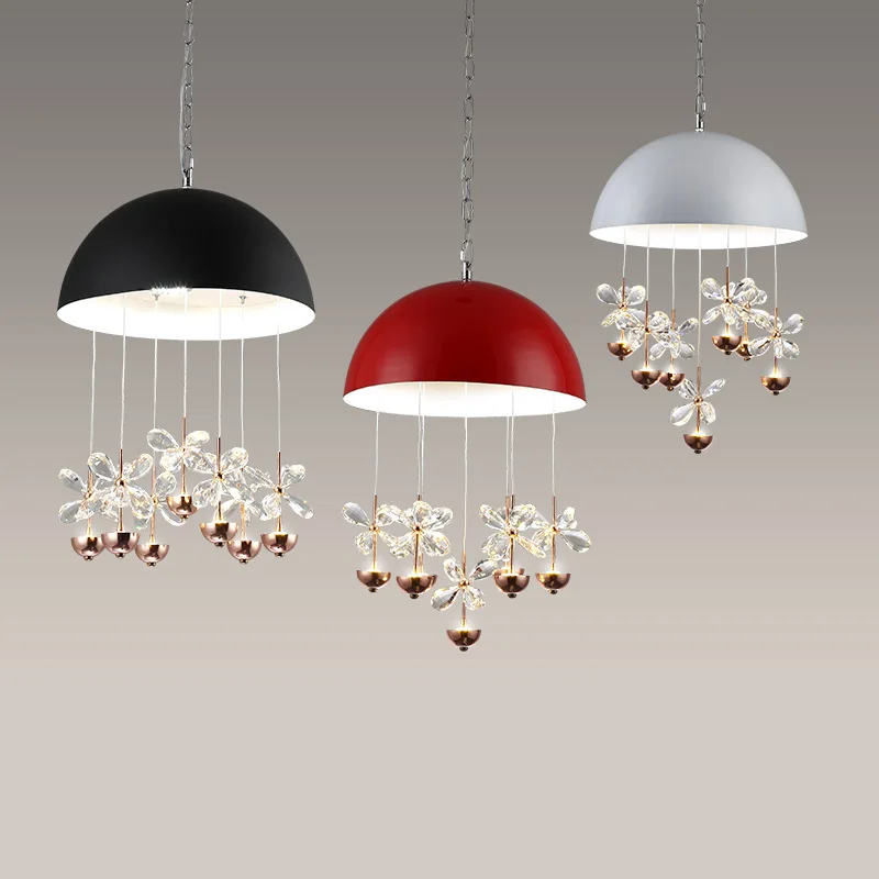 Pendant lights Led font b kitchen b font accessory four color screen iron retro loft ceiling