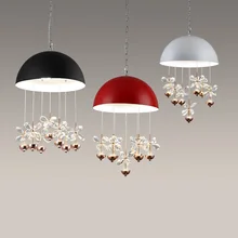 Luzes pingente Levou acessório de cozinha da tela de quatro cores de ferro retro estilo loft lâmpadas de teto sala de jantar e bar do vintage