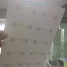 500 шт/лот Высококачественная UHF инкрустация/RFID сухая инкрустация/прозрачная RFID инкрустация