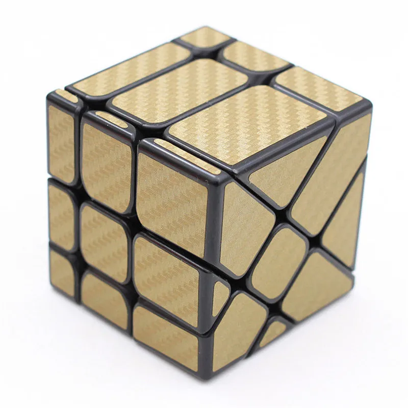 Moyu MYMF 3x3x3 неравный слой Fisher speed волшебный куб движущаяся кромка Твист Головоломка забавная игрушка Золотой головоломка ABS ультра-Гладкий