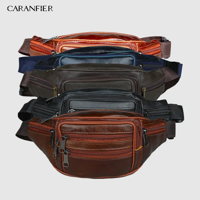 CARANFIER 5 шт. брендовый модный мужской пояс из натуральной кожи Мужской органайзер